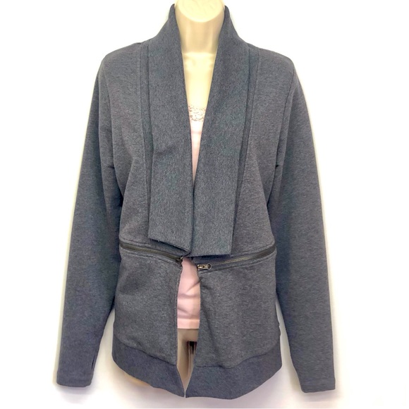 Mondetta Jackets & Blazers - Mondetta Charcoal Gray Sweater Jacket